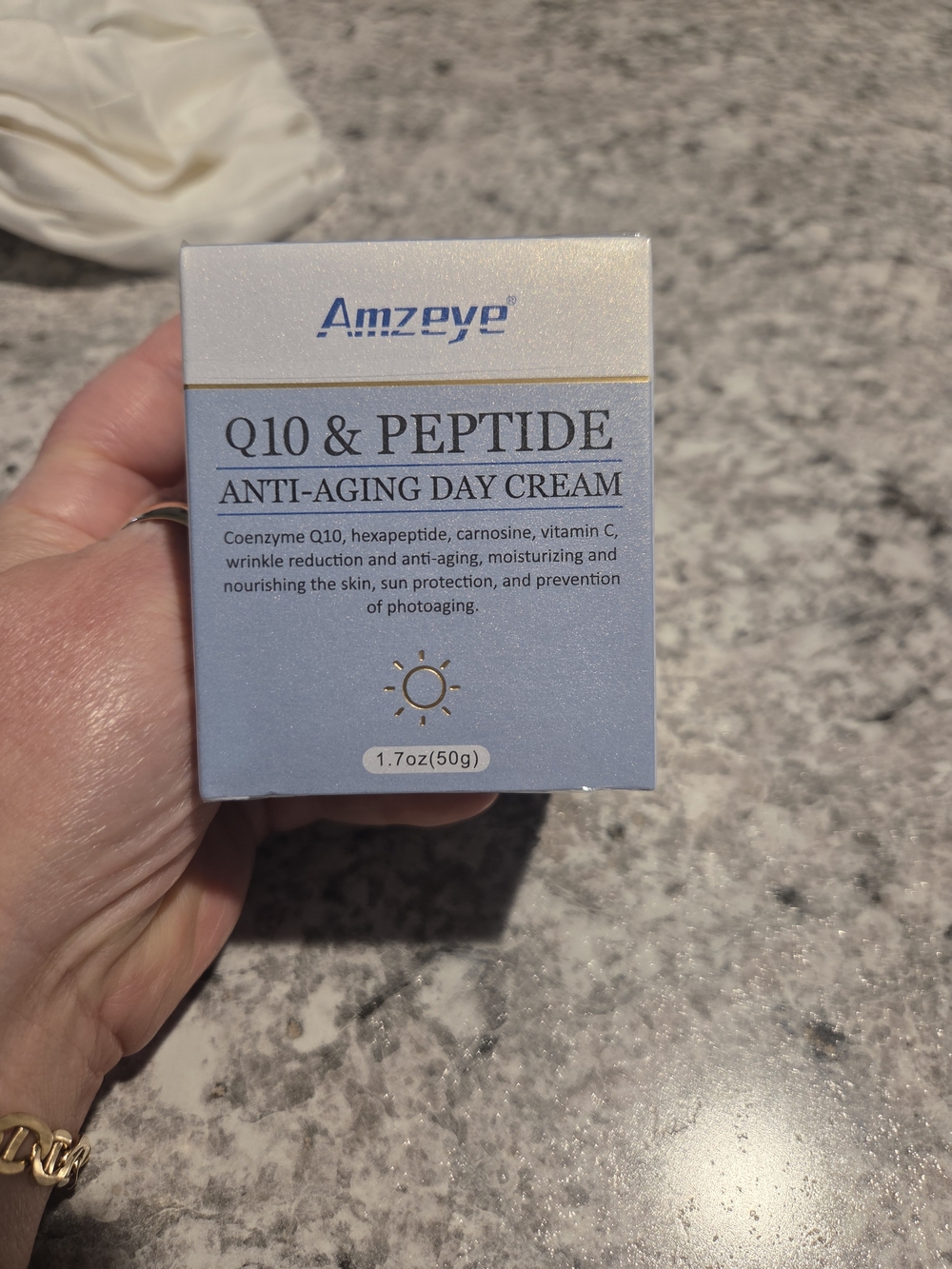 Bundle Of 2 Q10 & Peptide Anti-Aging Day Cream - Light Blue